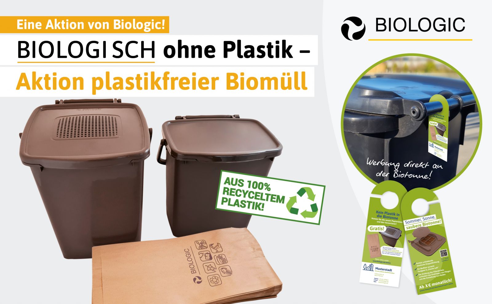 Kampagne: BIOLOGIsch ohne Plastik